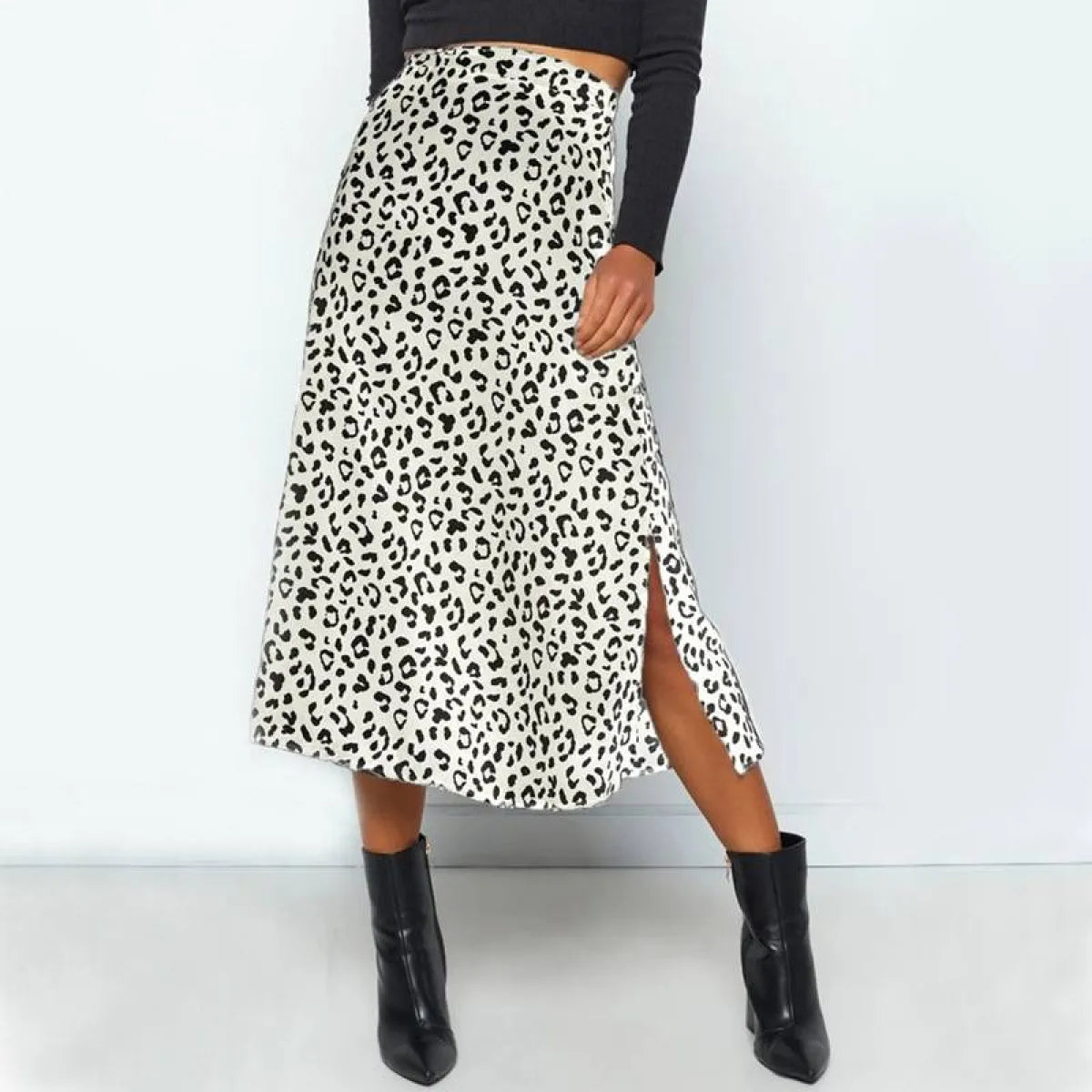 Sexy Leopard Wrap Skirt - Bottoms - 5