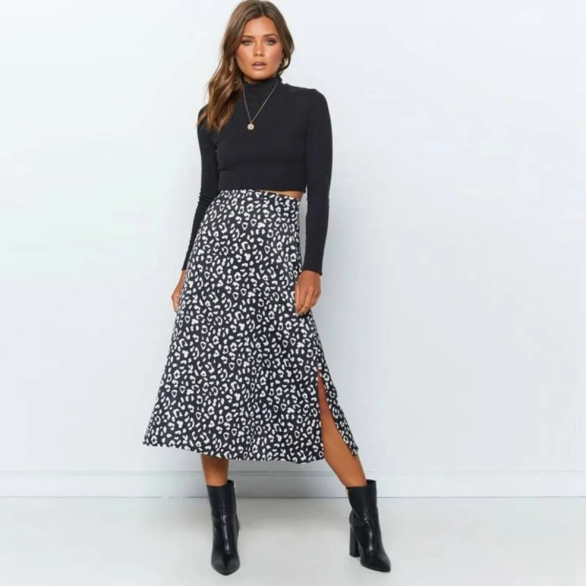 Sexy Leopard Wrap Skirt - Bottoms - 6