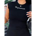 Harajuku Letter Print Skinny Crop Top - Women’s Clothing & Accessories - Crop Tops - 3