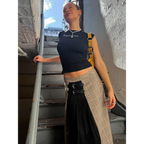 Harajuku Letter Print Skinny Crop Top - Women’s Clothing & Accessories - Crop Tops - 5