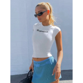 Harajuku Letter Print Skinny Crop Top - Women’s Clothing & Accessories - Crop Tops - 7