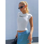 Harajuku Letter Print Skinny Crop Top - Women’s Clothing & Accessories - Crop Tops - 7