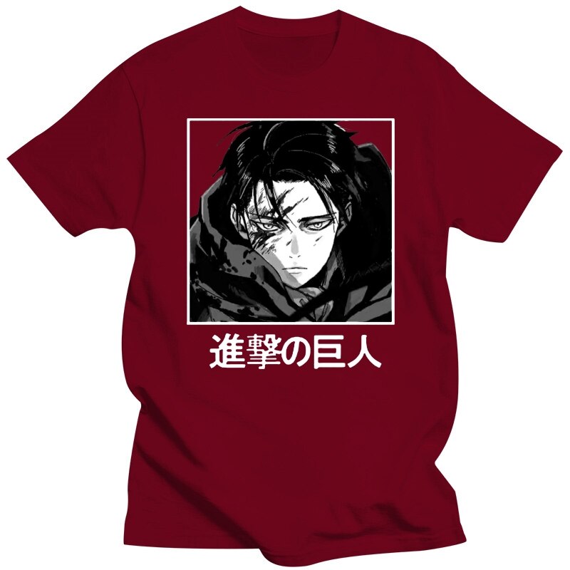 Attack On Titan Levi Ackerman Anime Shirt - Red / XS - T-Shirts - Shirts & Tops - 4 - 2024