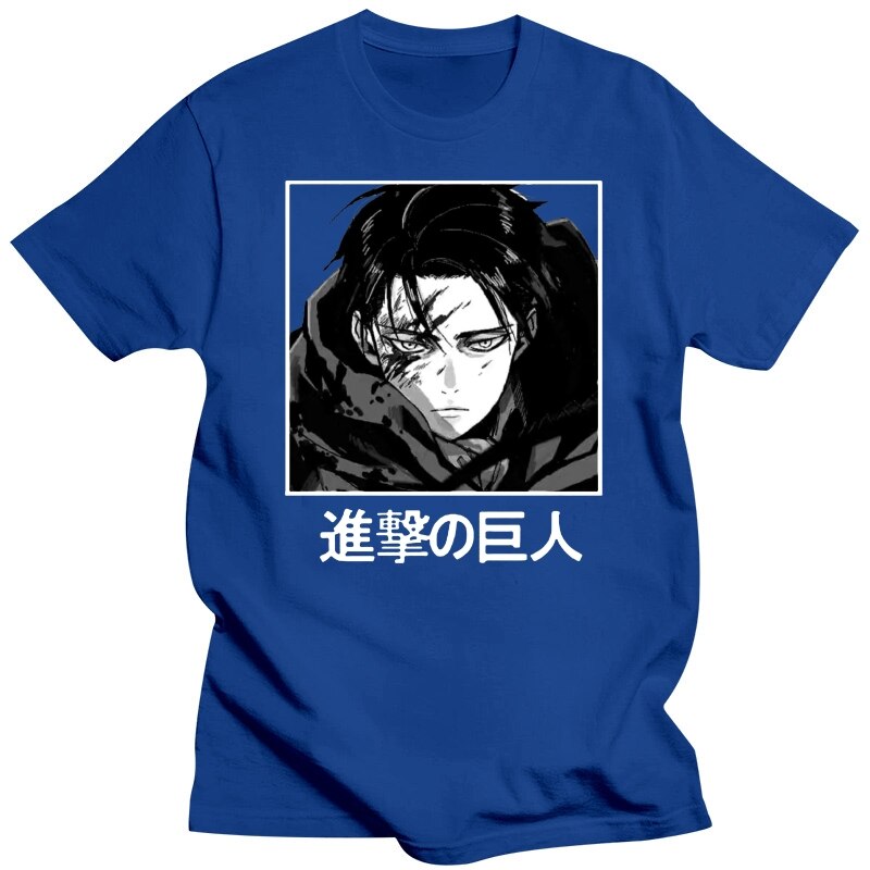 Attack On Titan Levi Ackerman Anime Shirt - Light Blue / XS - T-Shirts - Shirts & Tops - 6 - 2024