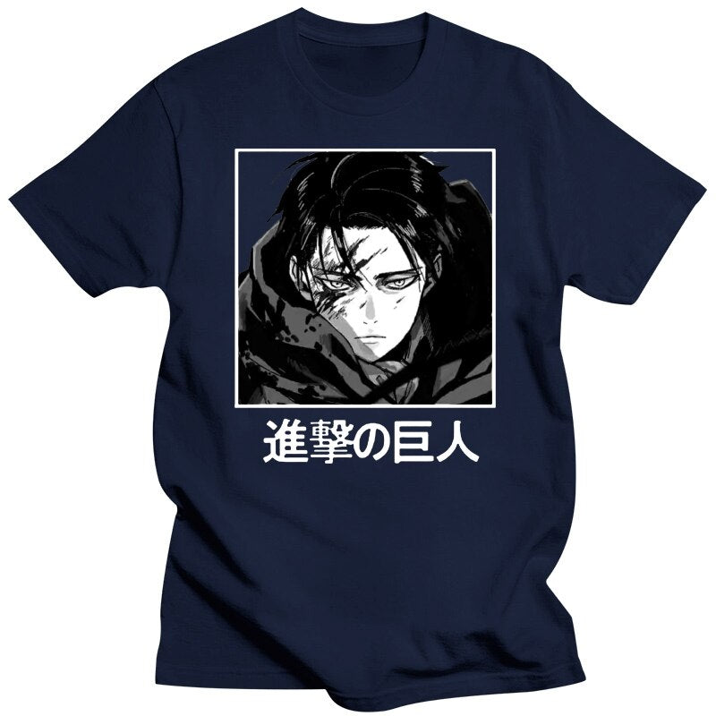 Attack On Titan Levi Ackerman Anime Shirt - Blue / XS - T-Shirts - Shirts & Tops - 9 - 2024