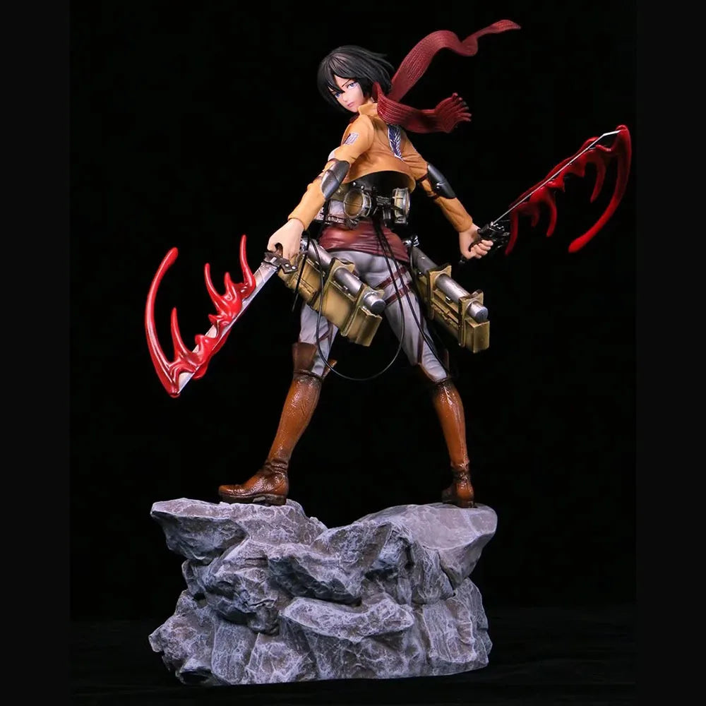 Attack on Titan Mikasa & Levi PVC Action Figure Set - 33cm No box - Anime - Action & Toy Figures - 8 - 2024