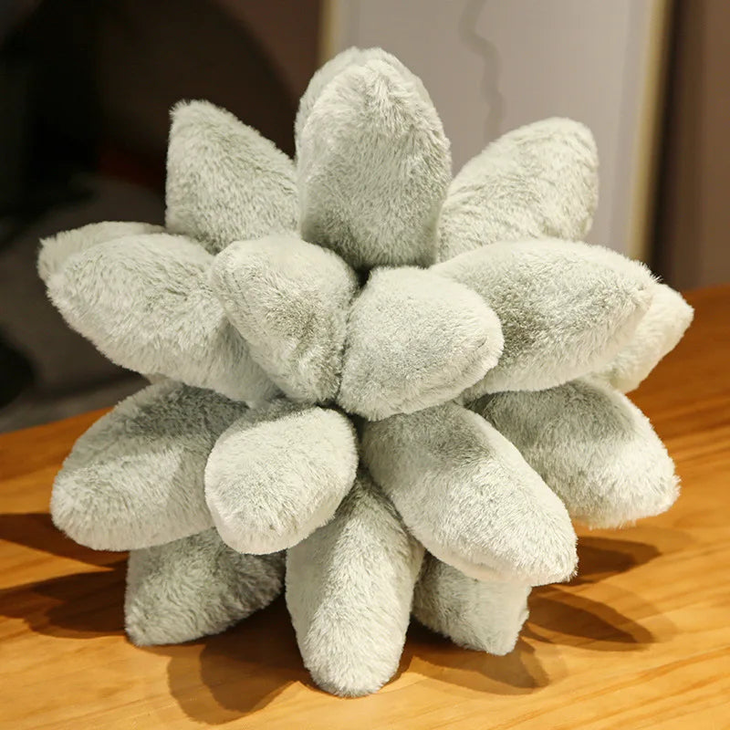 25/45cm Lifelike Succulent Plants Plushie - Green - Rabbit Fur / 25cm - Plushies - Stuffed Animals - 7 - 2024