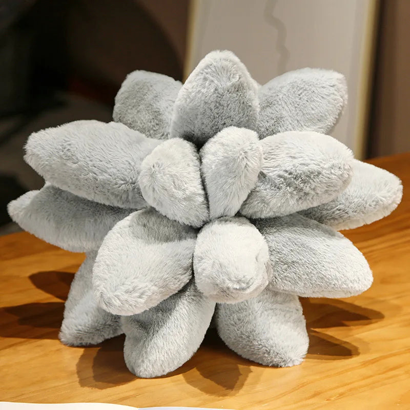 25/45cm Lifelike Succulent Plants Plushie - Gray - Rabbit Fur / 25cm - Plushies - Stuffed Animals - 8 - 2024