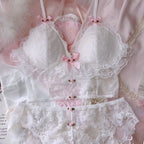 Sweet Lace Bow Lingerie Set - Women’s Clothing & Accessories - Lingerie - 12