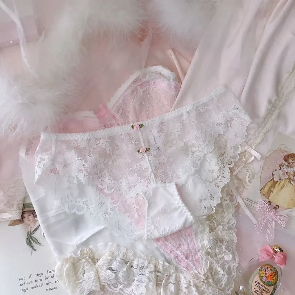 Sweet Lace Bow Lingerie Set - Women’s Clothing & Accessories - Lingerie - 27