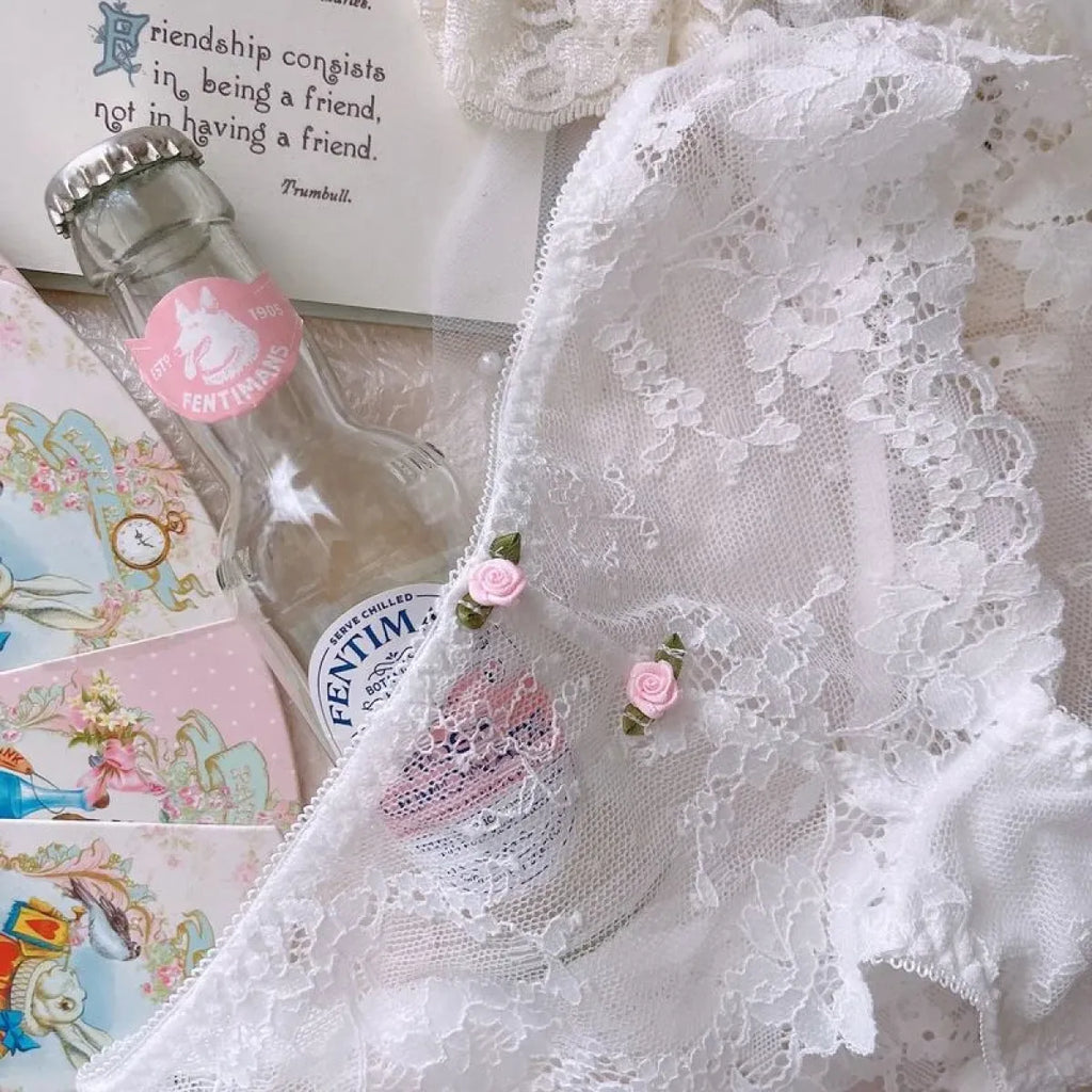 Sweet Lace Bow Lingerie Set - Women’s Clothing & Accessories - Lingerie - 28