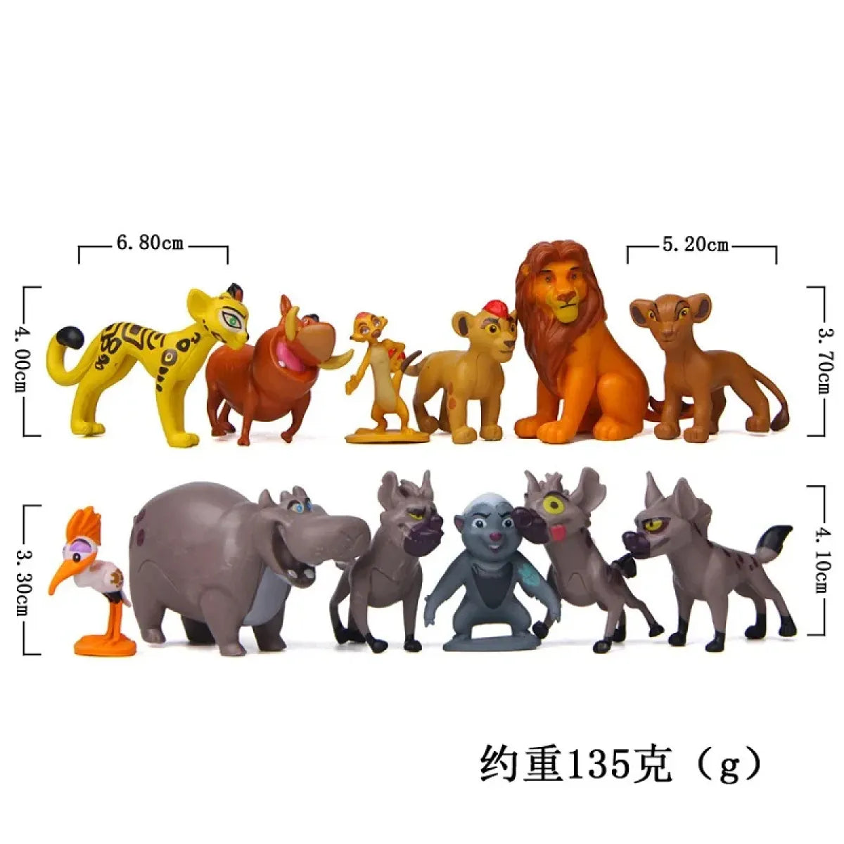 The Lion Guard 12-Piece PVC Figure Set - Anime - Figures - 6
