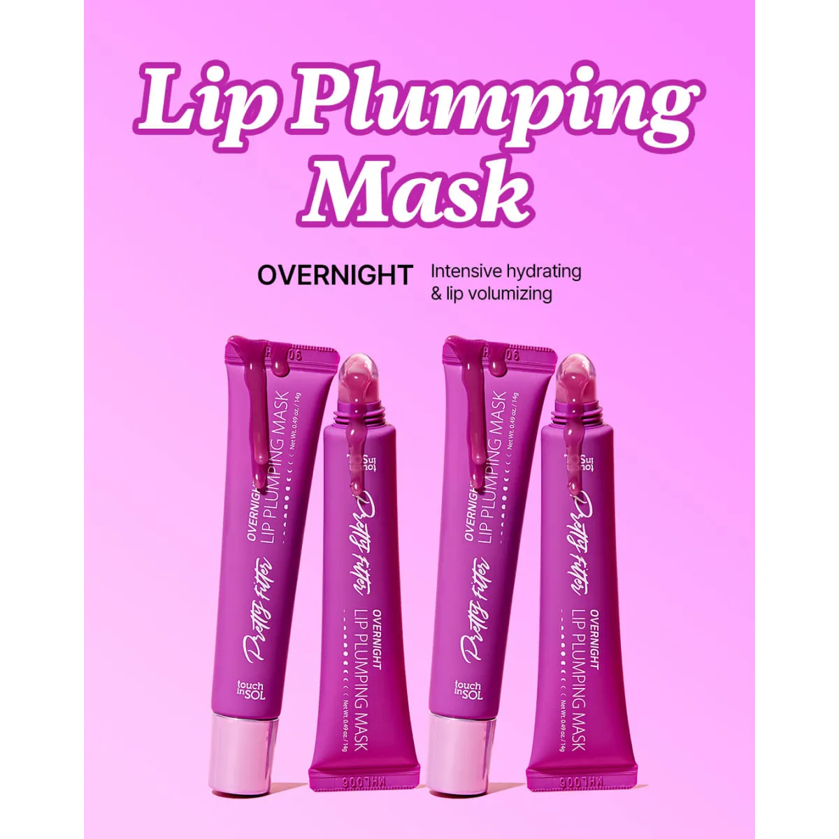 Pretty Filter Lip Plumping Gloss Mask Night 14ml - Best Sellers - Skincare - 3