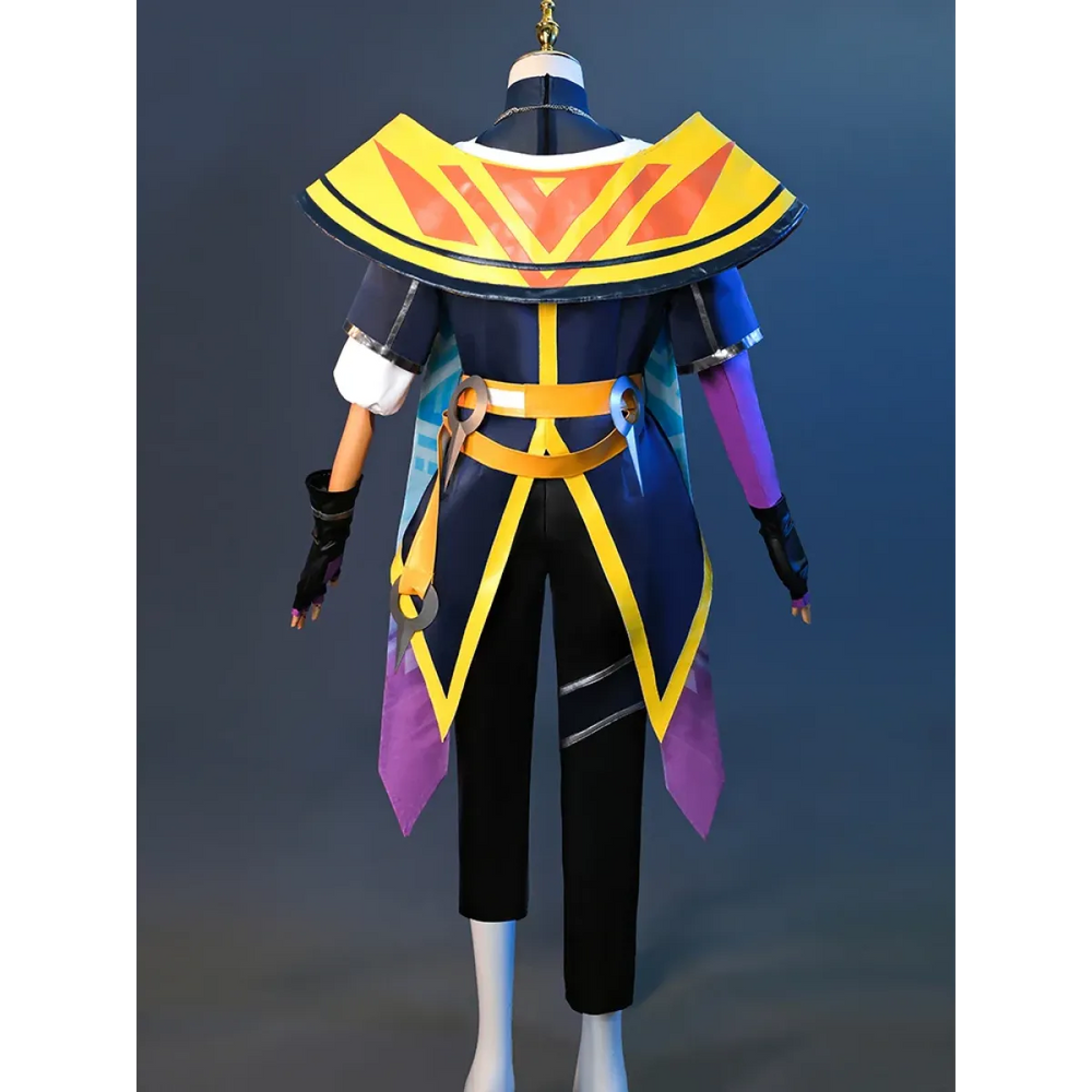LOL Heartsteel Aphelios Cosplay Outfit - Complete Set with Mask - T-Shirts - 1