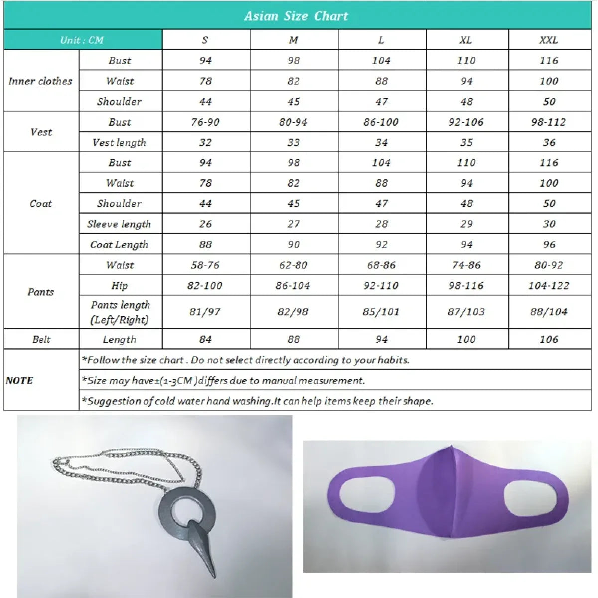 LOL Heartsteel Aphelios Cosplay Outfit - Complete Set with Mask - T-Shirts - 5