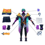 LOL Heartsteel Aphelios Cosplay Outfit - Complete Set with Mask - T-Shirts - 6