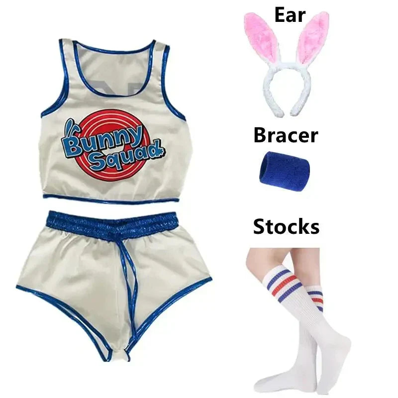 Space Jam Lola Bunny Cosplay - Full Set 5pcs / S / Cos - Anime - Costumes - 4 - 2024