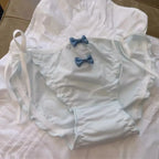 Lolita Blue Bow Ruffle Panties – Kawaii Soft Cotton Lingerie - Women’s Clothing & Accessories - Lingerie - 6