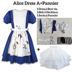 Gothic Alice Lolita Cosplay Dress Set - All Dresses - Cosplay - 13