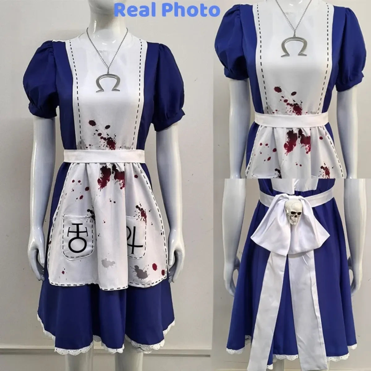 Gothic Alice Lolita Cosplay Dress Set - All Dresses - Cosplay - 4