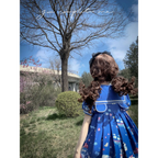 Lolita Dress With Cute Cat and Penguin Print - All Dresses - 5