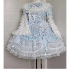 Spring Fairy Lace Bow Lolita Dress Set - All Dresses - Lolita Dress - 12