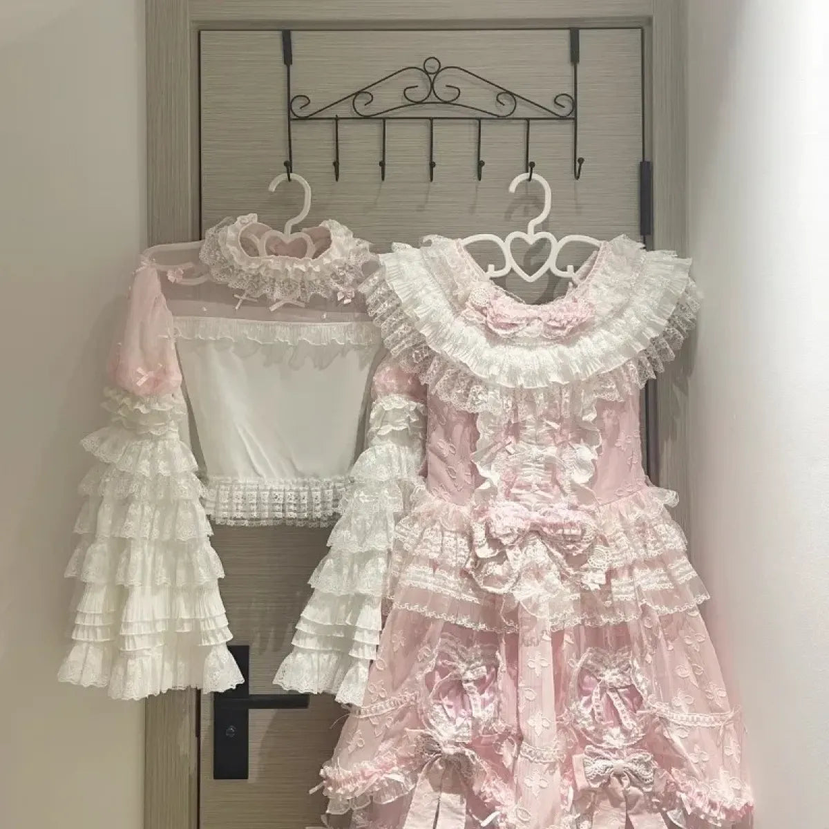 Spring Fairy Lace Bow Lolita Dress Set - All Dresses - Lolita Dress - 6