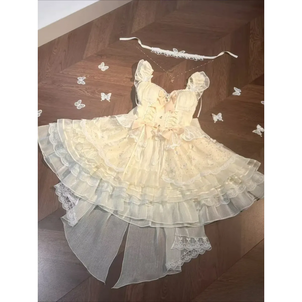 Sweet Princess Bow Lace Lolita Dress - All Dresses - Lolita Dress - 5