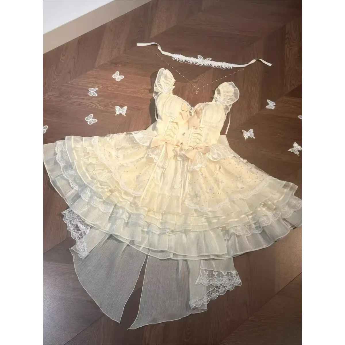 Sweet Princess Bow Lace Lolita Dress - All Dresses - Lolita Dress - 5