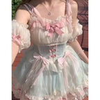 Sweet Princess Bow Lace Lolita Dress - All Dresses - Lolita Dress - 12