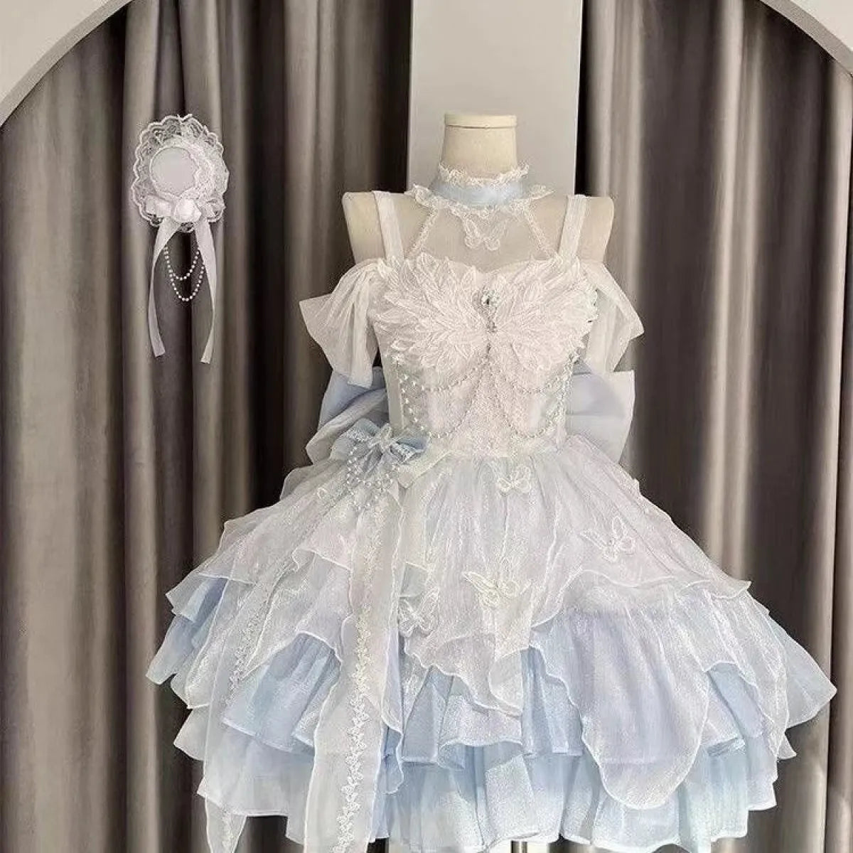 Sweet Princess Bow Lace Lolita Dress - All Dresses - Lolita Dress - 14