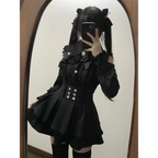 Lolita Harajuku Set – Lace Blouse & High Waist Skirt - Bottoms - Sets - 6