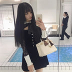 Lolita Hollow Lace Dress - All Dresses - 16