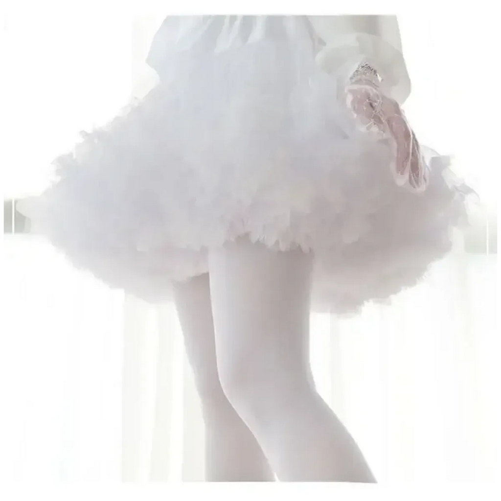 Fairycore Ruffle Lace Lolita JSK Mini Dress - All Dresses - Lolita Dress - 7