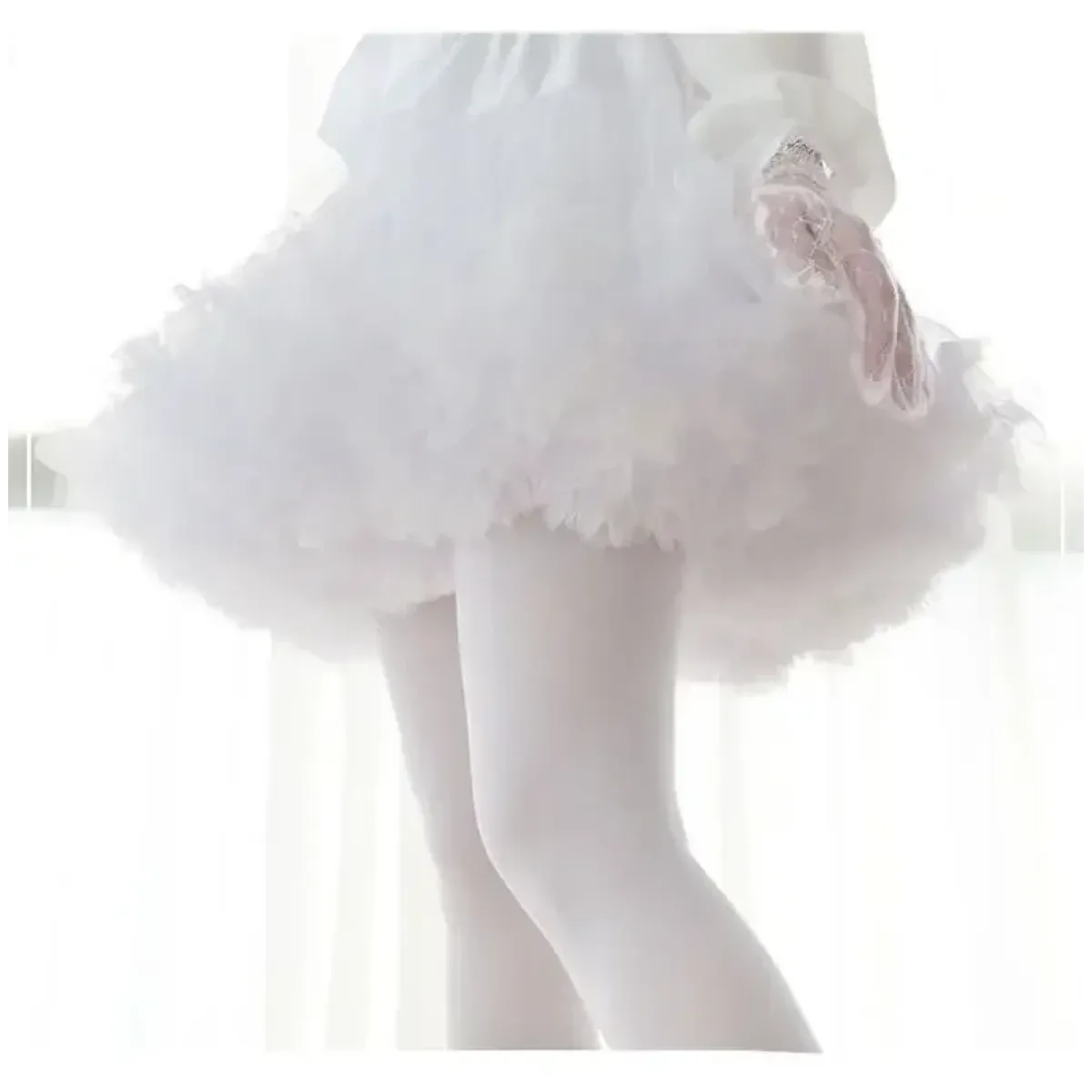 Fairycore Ruffle Lace Lolita JSK Mini Dress - All Dresses - Lolita Dress - 7