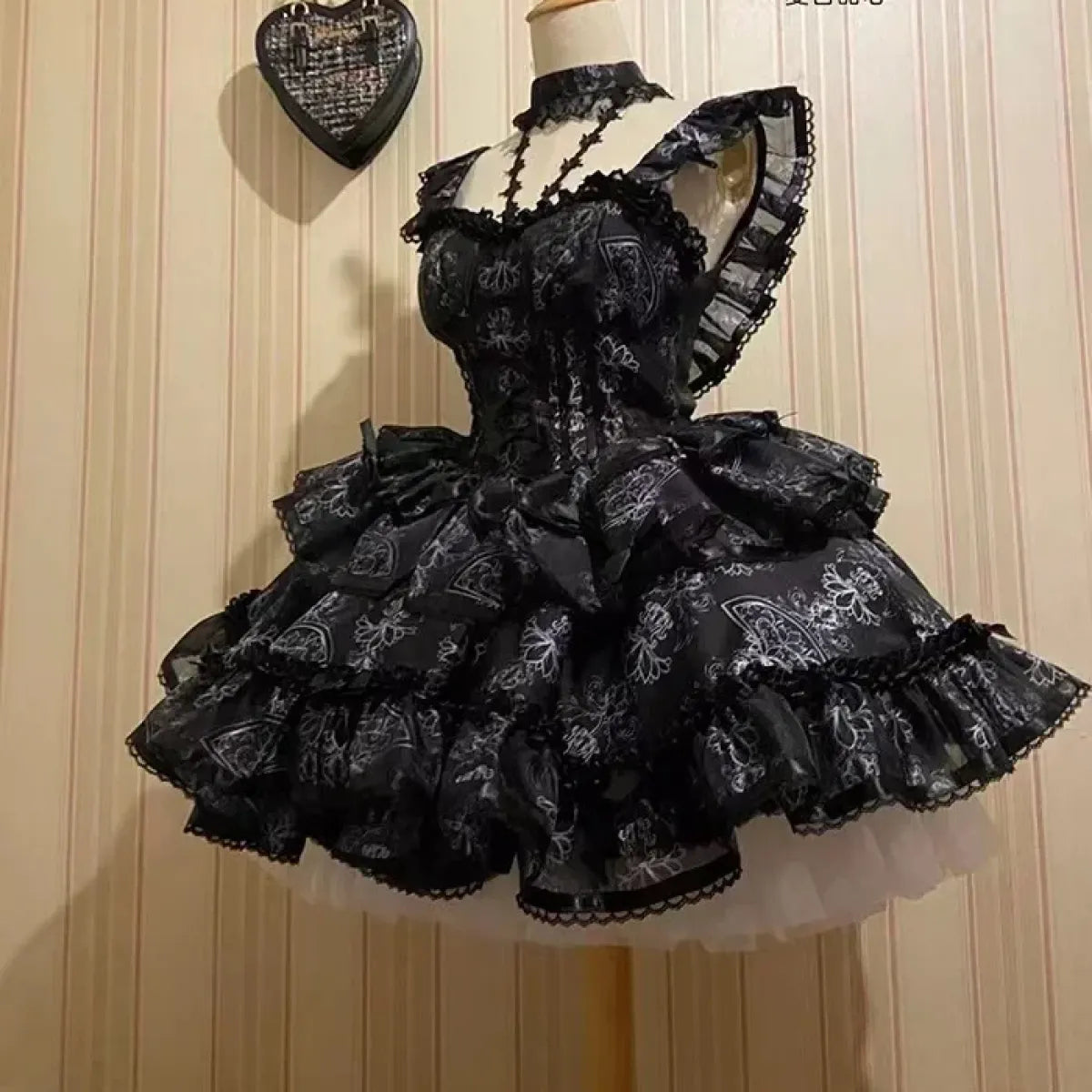 Fairycore Ruffle Lace Lolita JSK Mini Dress - All Dresses - Lolita Dress - 6