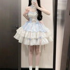 Fairy Princess Lace Bow Lolita Mini Dress - All Dresses - Lolita Dress - 3