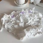 Lolita Ruffle Lace-Up Panties – Cute Low Waist Cotton Briefs - Women’s Clothing & Accessories - Panties - 9