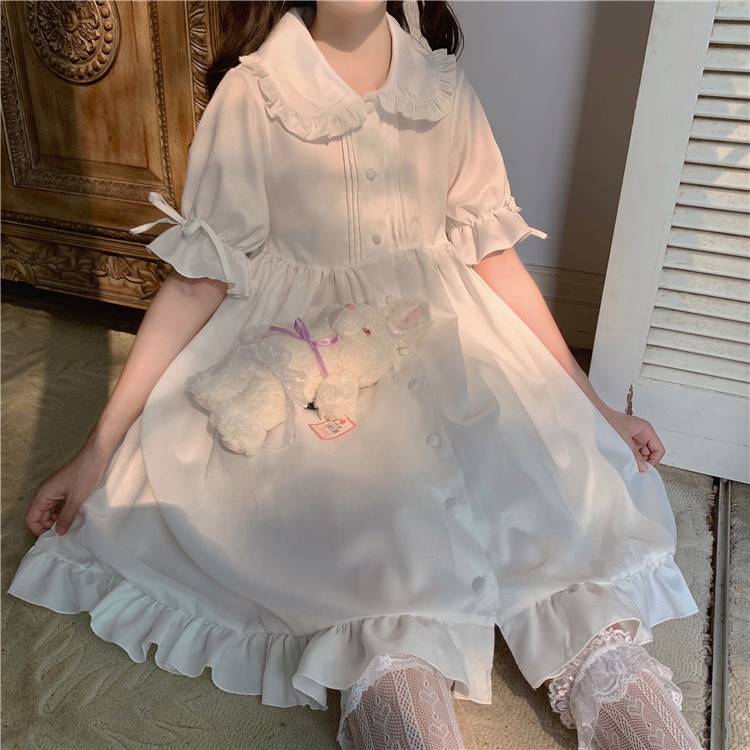 Kawaii Lolita Ruffle Dress - One Size - All Dresses - Dresses - 11 - 2024