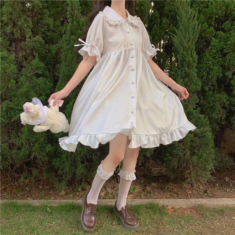 Kawaii Lolita Ruffle Dress - One Size - All Dresses - Dresses - 12 - 2024