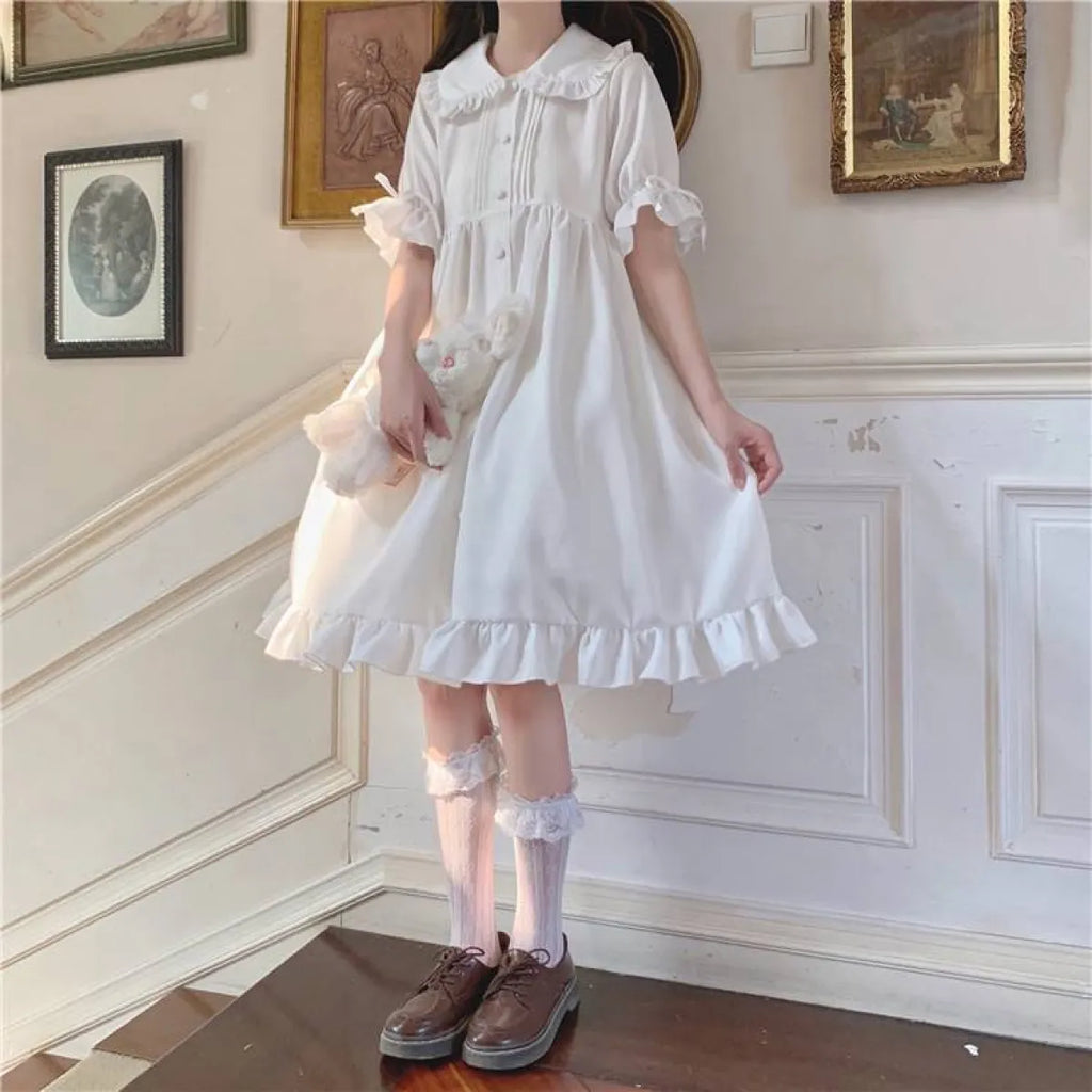 Kawaii Lolita Ruffle Dress - All Dresses - 13