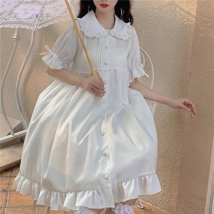 Kawaii Lolita Ruffle Dress - One Size - All Dresses - Dresses - 7 - 2024