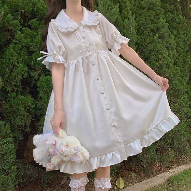 Kawaii Lolita Ruffle Dress - One Size - All Dresses - Dresses - 9 - 2024