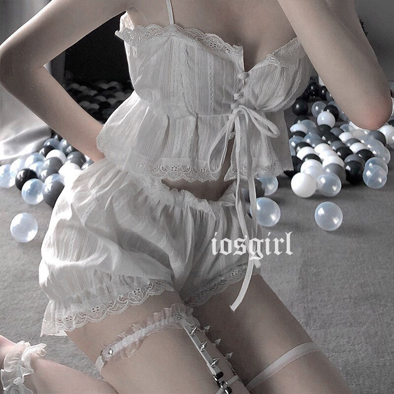 Lolita Ruffle Underwear Set - Dresses - Clothing - 3 - 2024