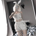 Lolita Ruffle Underwear Set - Dresses - 4