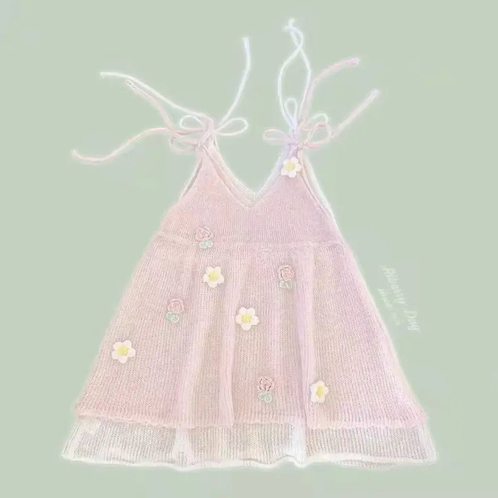 Lolita Sling Knit Dress - All Dresses - Dresses - 17