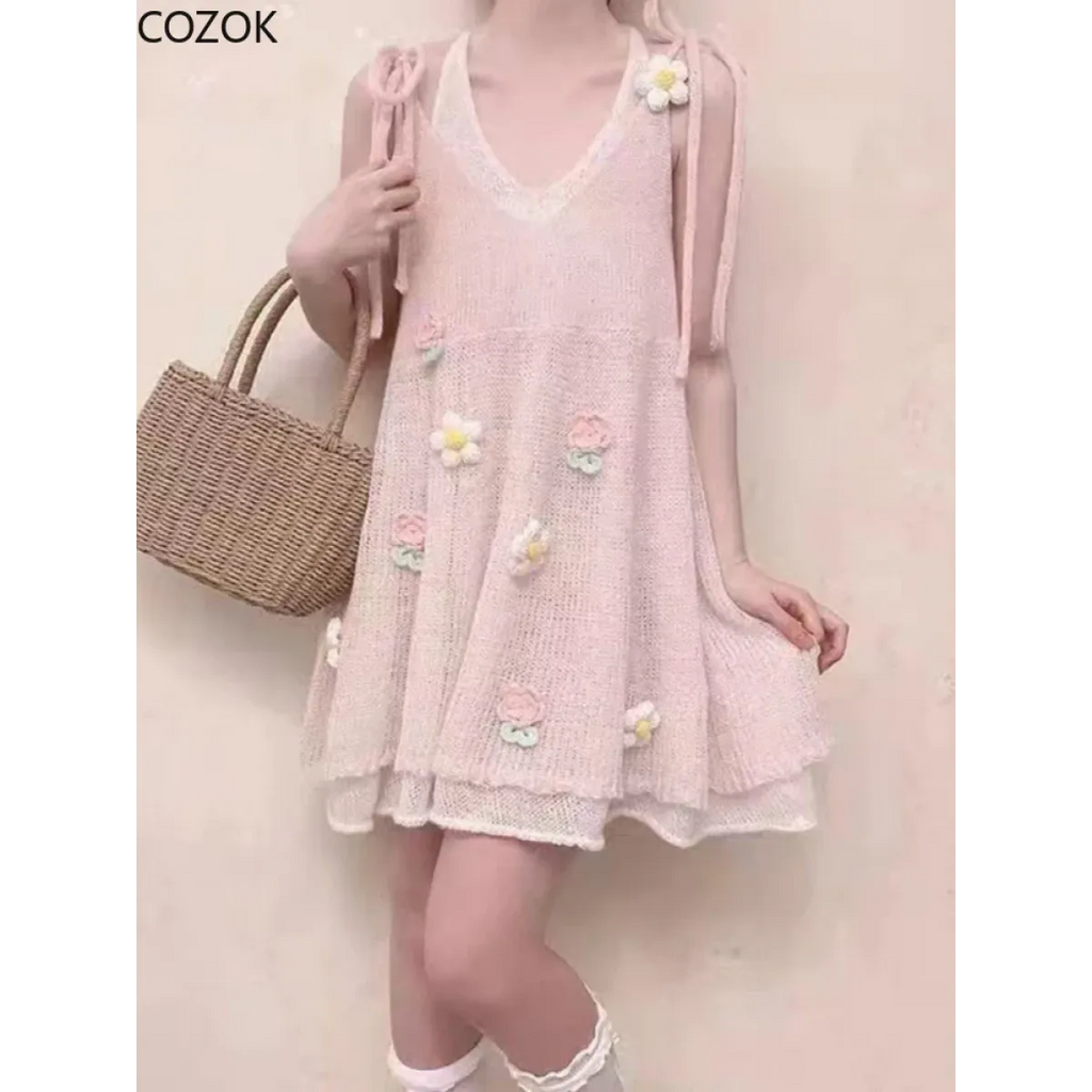 Lolita Sling Knit Dress - All Dresses - Dresses - 3