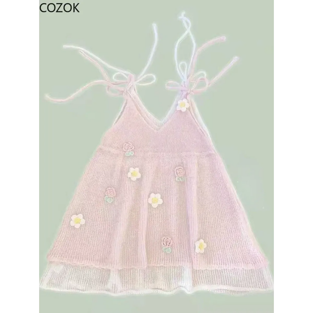 Lolita Sling Knit Dress - All Dresses - Dresses - 4