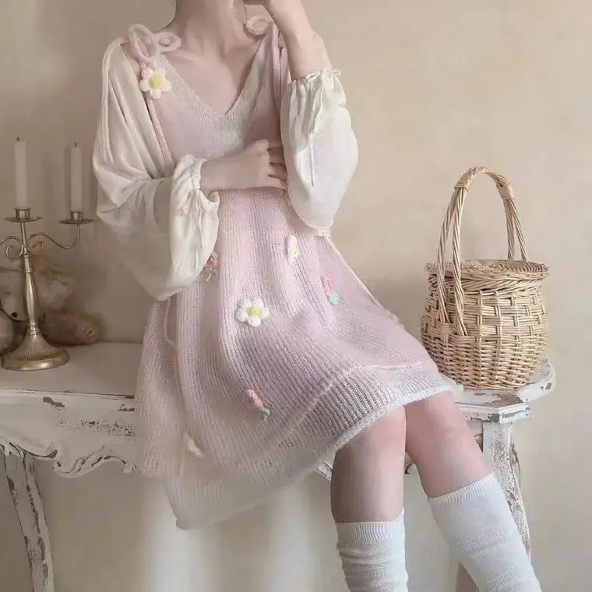 Lolita Sling Knit Dress - All Dresses - Dresses - 9