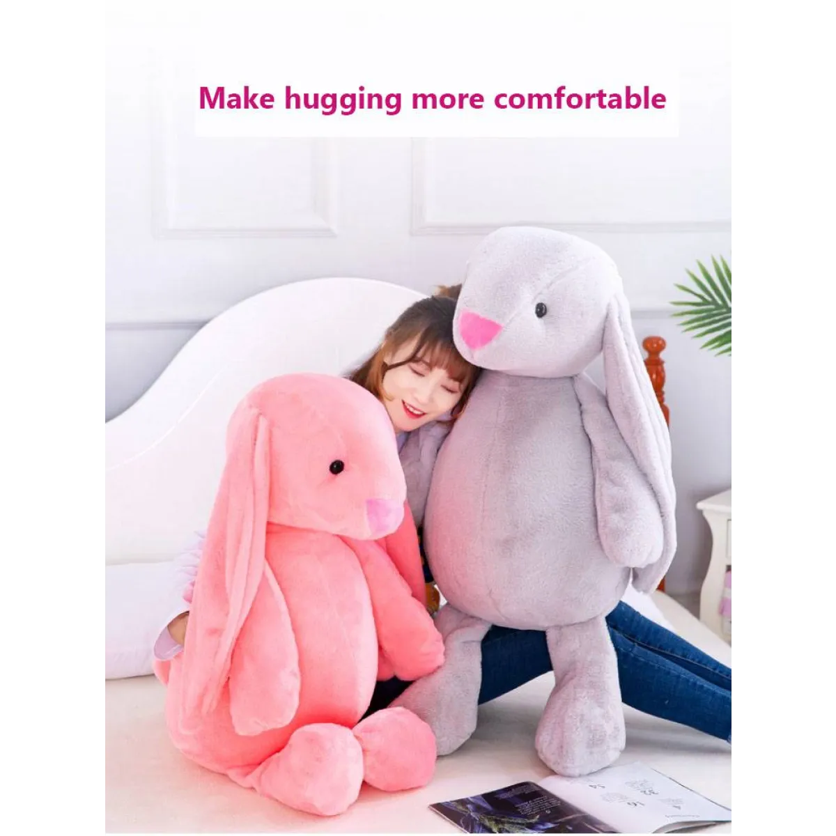 Long Ear Bunny Plushie - Toys - 10